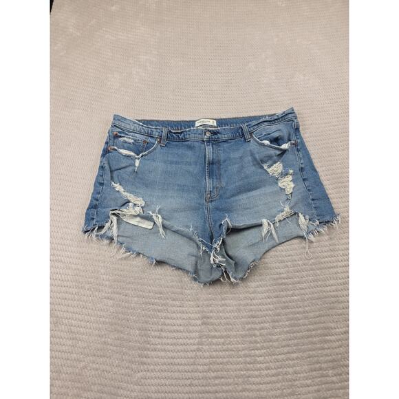 Abercrombie & Fitch Pants - Abercrombie & Fitch Shorts Womens 20 The Mom Short High Rise Curve Love